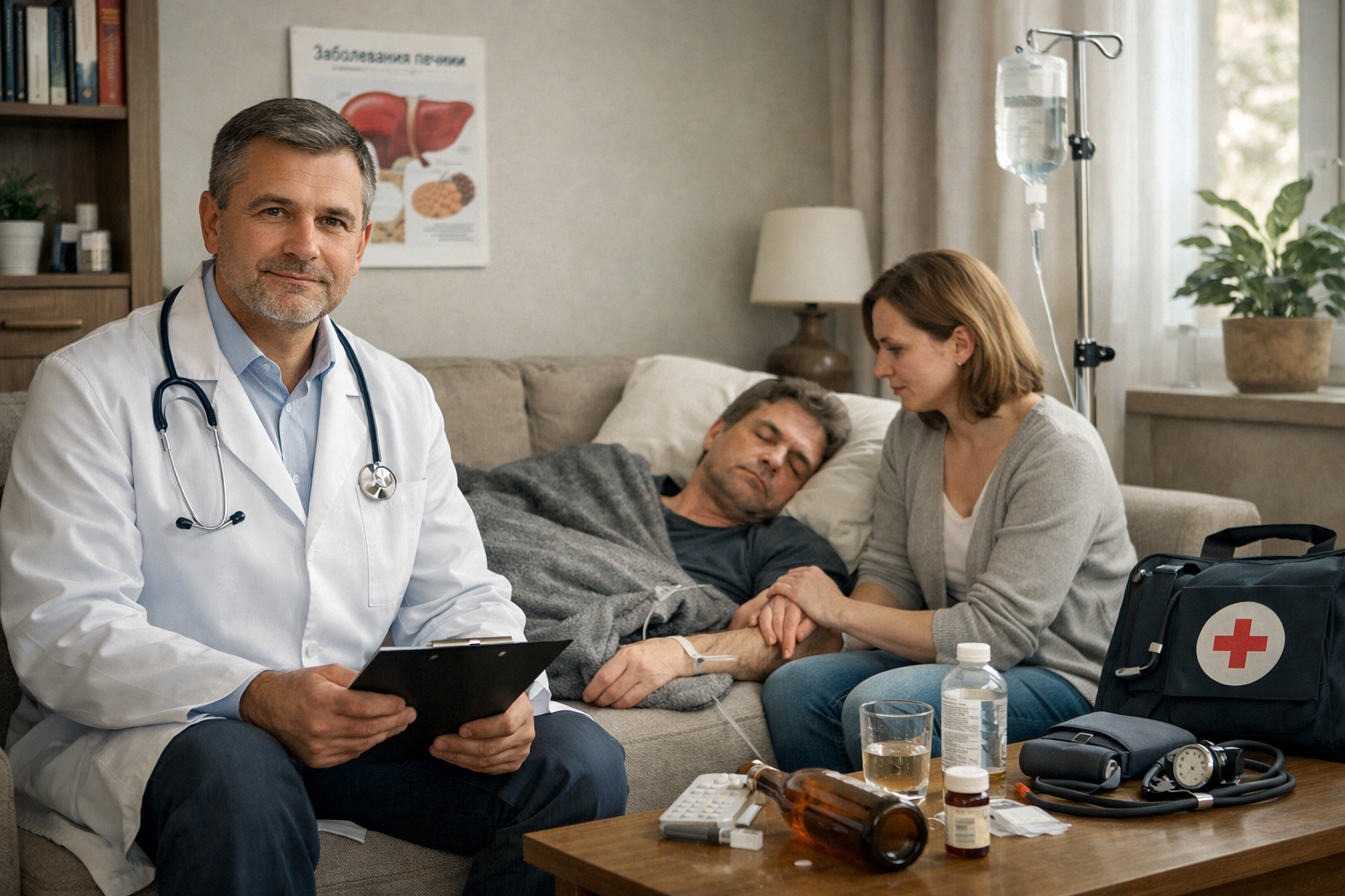 Противопоказания к выводу из запоя на дому: когда нужна скорая